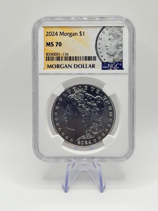 2024 US Mint Morgan Silver Dollar $1 – NGC MS 70 (Cert 8356031116) - MMmetalsandmore
