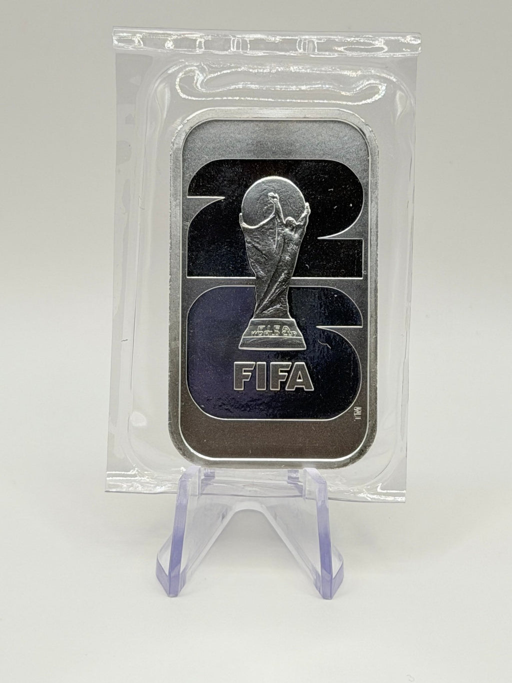 Officially Licensed FIFA World Cup 2026 1 oz Fine Silver Bar .999 Pure - MMmetalsandmore
