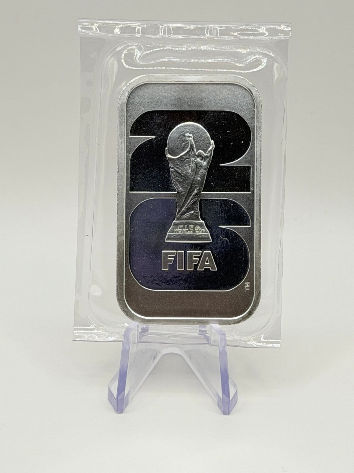 Officially Licensed FIFA World Cup 2026 1 oz Fine Silver Bar .999 Pure - MMmetalsandmore
