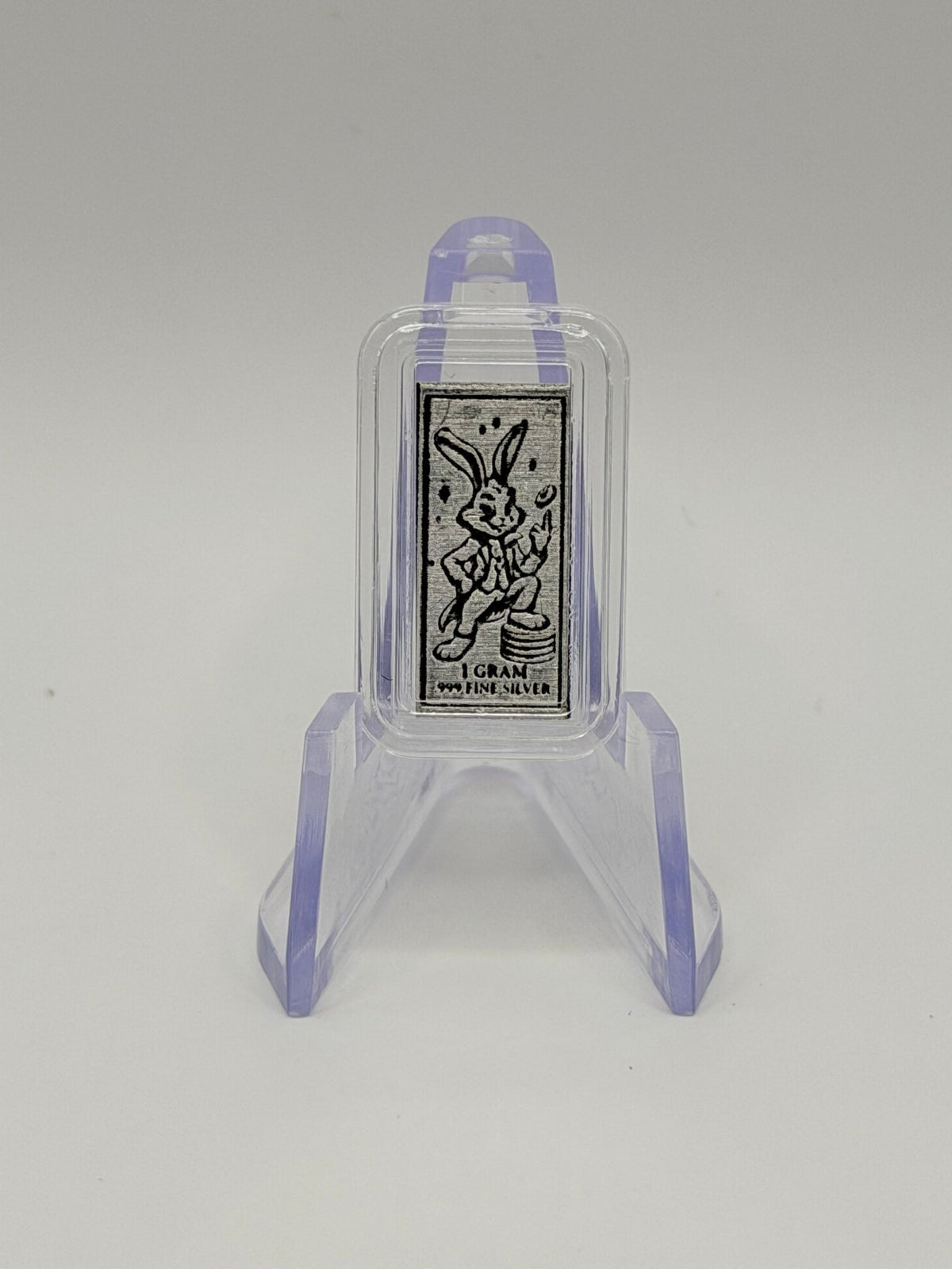 1 Gram .999 Fine Silver Bar - Money Bunny Collector Edition - MMmetalsandmore