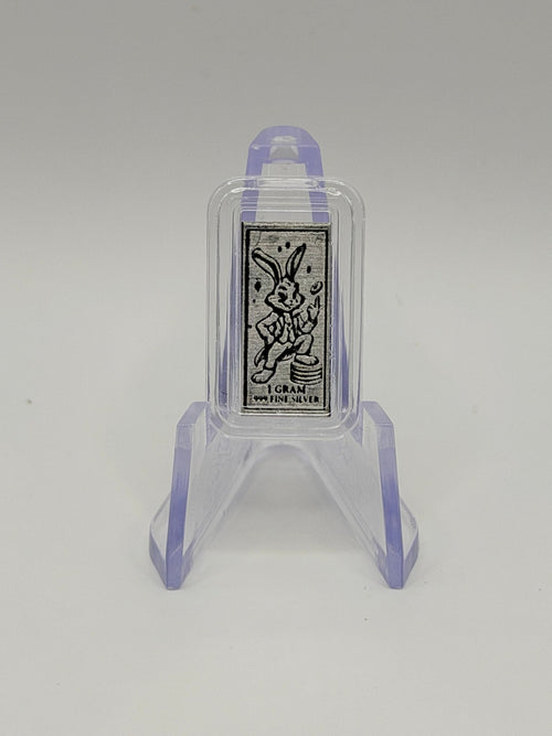 1 Gram .999 Fine Silver Bar - Money Bunny Collector Edition - MMmetalsandmore