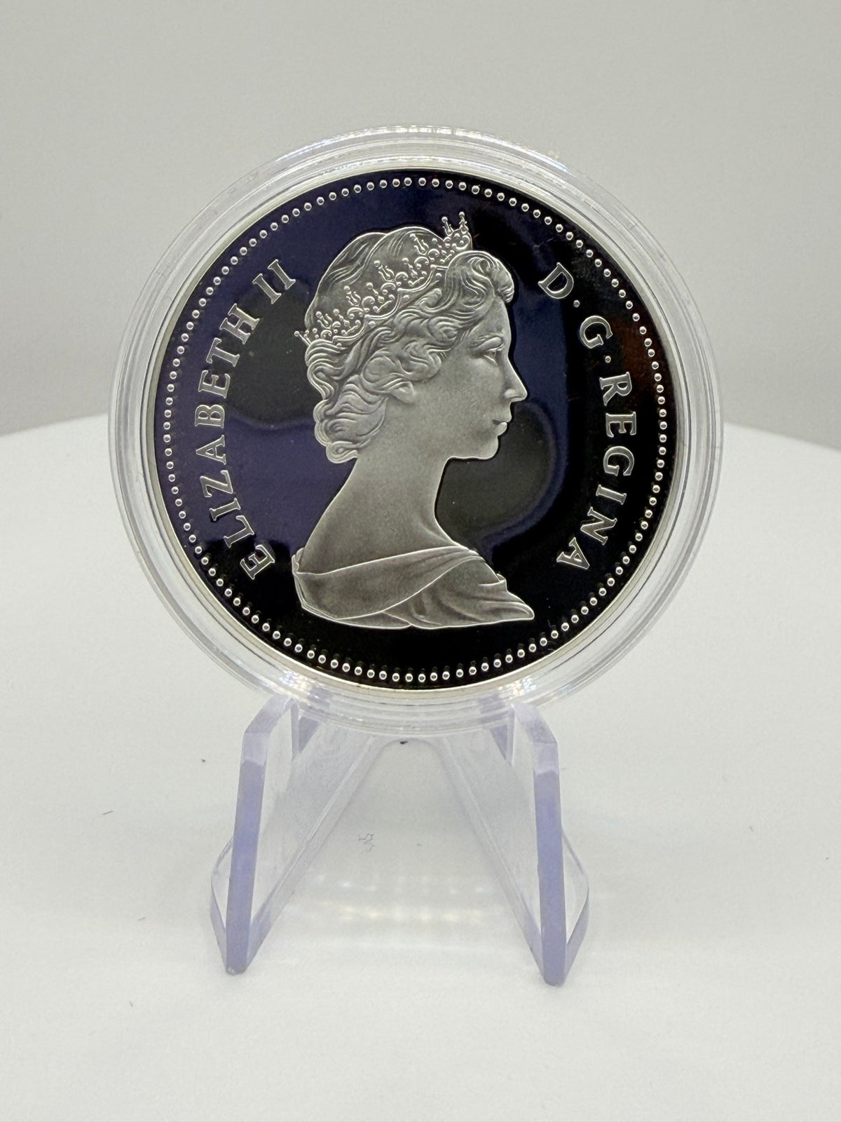 1982 Canada Regina Centennial $1 Silver Proof Coin Boxed - MMmetalsandmore
