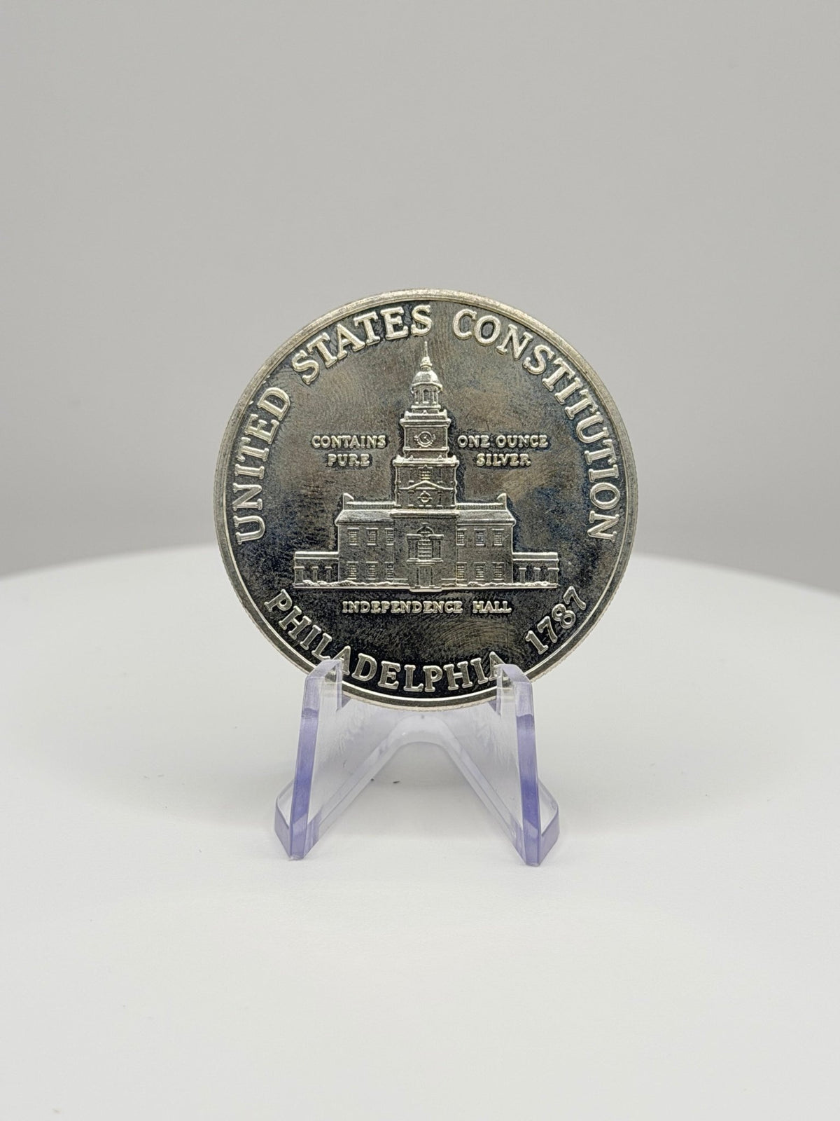 1987 US Constitution Bicentennial 1 oz .999 Fine Silver Round - MMmetalsandmore
