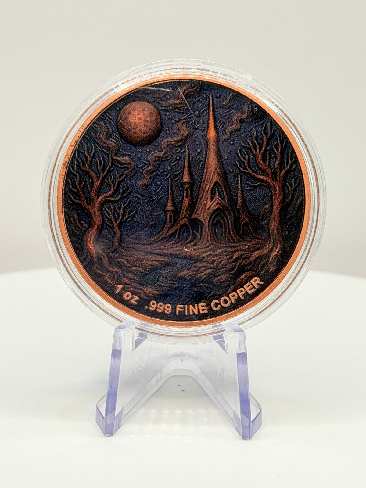 1 oz Alien Extraterrestrial Copper Round .999 Fine - MMmetalsandmore