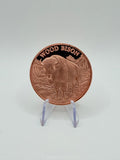 Wood Bison 1 AVDP oz .999 Fine Copper Bullion Round - MMmetalsandmore
