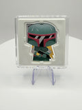 2020 Niue Star Wars Chibi Boba Fett 1 oz Silver Coin Boxed - MMmetalsandmore
