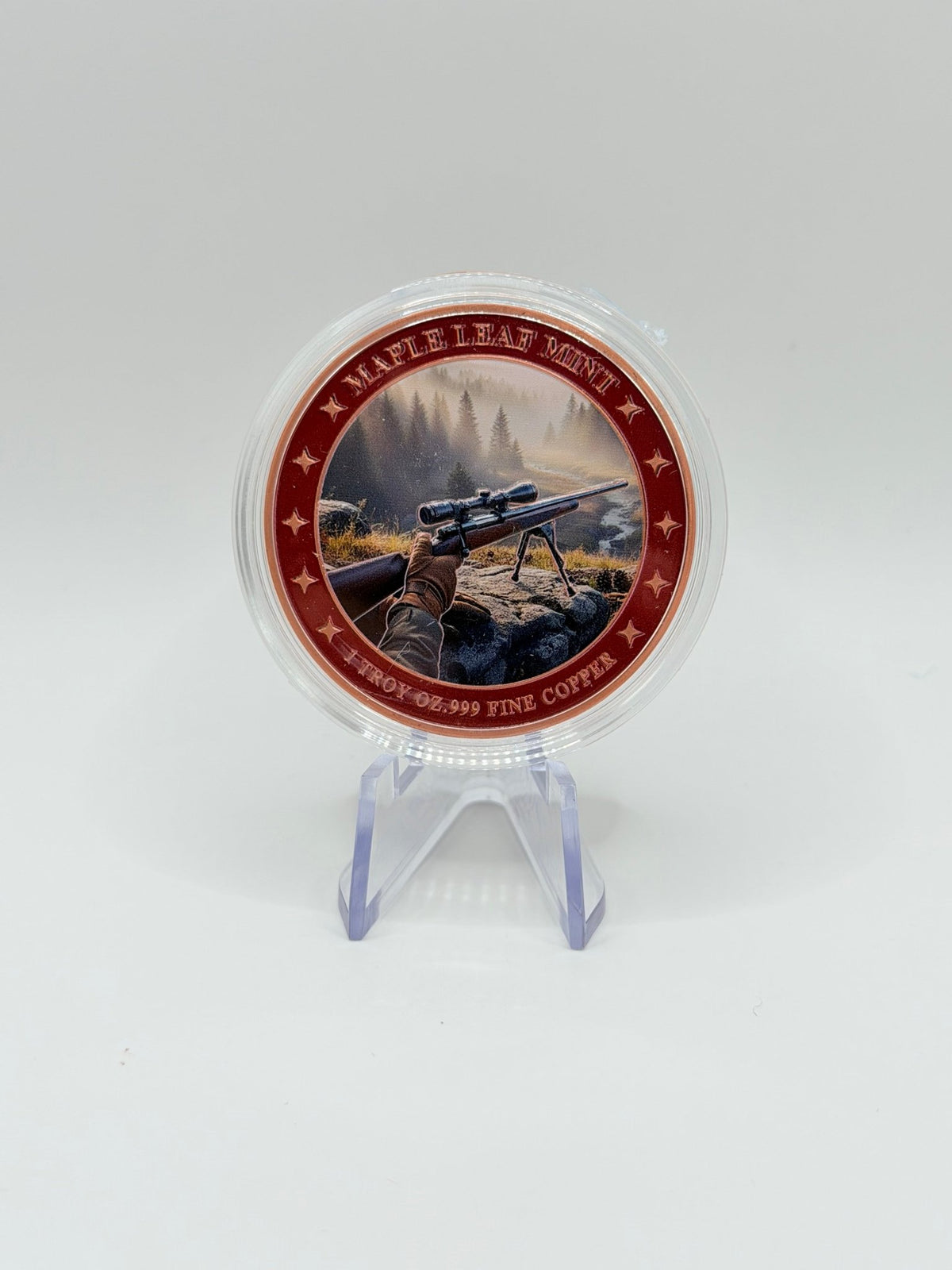 Axis Deer Hunting / Deer Hunting Collectible Coin – 1 oz .999 Fine Copper - MMmetalsandmore